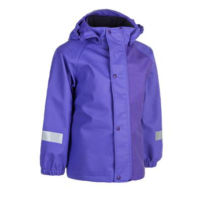 China Purple Children's Raincoat Rain Coats Reusable Children's Windproof Raincoats Suit Raincoats for sale