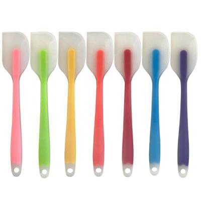 China Viable Wholesale Heat Resistant Silicone Kitchen Spatula For Cooking Tools Cake Cream Butter for sale