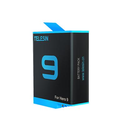 China Telesin Lithium Ion Battery Replacement Battery For GoPro Hero 9 Action Camera 1750mAh Battery for sale