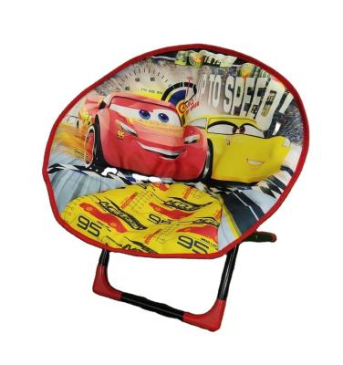 China Outdoor Cartoon Character Designs Logo Character Designs Outdoor Oxford Steel Frame Oxford Polyester Steel Frame Kids Foldable Easy-carry Chair for sale