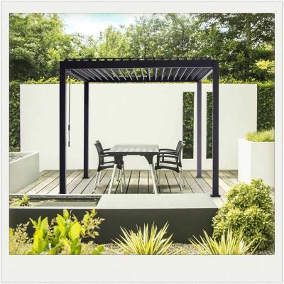 China North America Prima Aluminum Pergola Modern Style Aluminum Pergola Waterproof Aluminum Pergola Arrangement Easily Assembled for sale