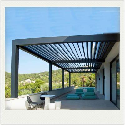 China Prima Aluminum Pergola Profile Competitive Price Easily Assembled Pergola By Own Factory External Door Pergola for sale