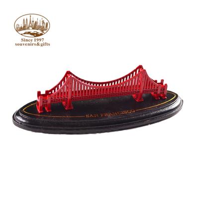 China High Quality Miniature Europe Bridge 3d San Francisco Souvenir Arrangement for sale