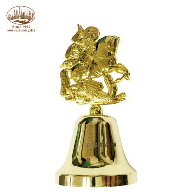 China Europe Low Price Customized High Quality Souvenir Opens Golden Dinner Bell for sale