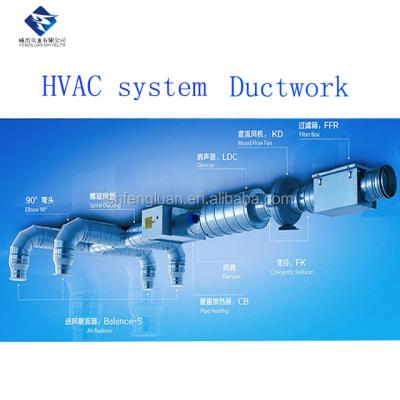 China Galvanized Iron Sheet Galvanized Restaurant HVAC Air Duct Spiral Duct for sale