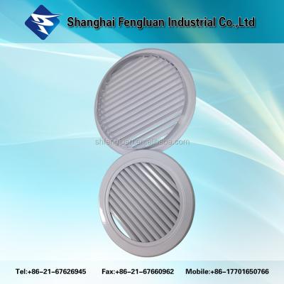 China Round Aluminum Alloy ABS Air Canopy, Vent Plastic Air Conditioner Ceiling Duct for sale