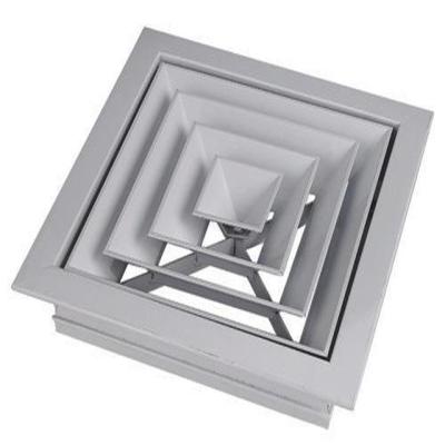 China Square Airflow Distribution Uniformity HVAC System Air Conditioning Ceiling Air Diffuser for sale