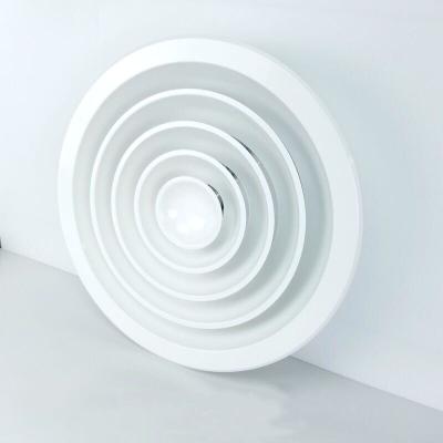 China Round Aluminum Alloy Air Diffuser For Ceiling Air Ventilation for sale