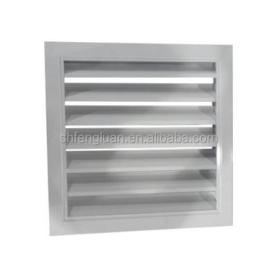 China Aluminum Alloy Ventilation Single Deflection Air Grille With Damper For HVAC Systems for sale