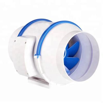 China Plastic Mixed Exhaust High Velocity Silent External Mixed Duct Flow AC Motor Rotor Motor Rotor Duct Fan for sale