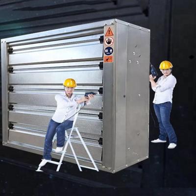 China Automatic Exhaust Ventilation Shutter and Heavy Stainless Steel Wall Mounted Exhaust Fan for Sale for sale