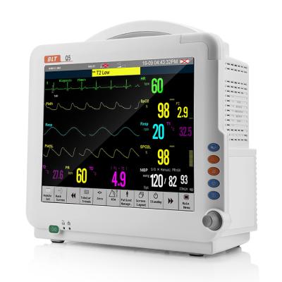 China Portable Metal Hospital Medical Device ECG IBP Patient Monitor for sale