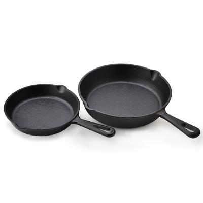 China Factory Price New 6 Inch Black Sustainable Frying Pan , Cast Iron Pan for sale