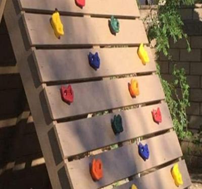 China Multicolor Climbing PP Playground Holds Gym Rock Stones For Indoor And Outdoor Kids for sale