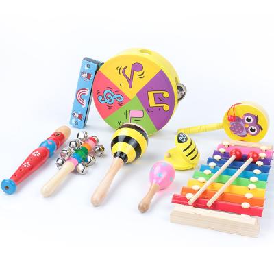 China Educational Newly Launched Wooden Percussion Instrument for Music Preschool Education Toddlers for sale