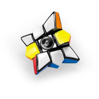 China Anti-worry Custom Color Cool Boy Spinning Rubik's Cube Training Puzzle Restless Person Spinner for sale