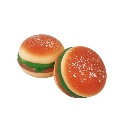 China Soft Toy Hamburger Decompression Toy Stretch Pinch Replenish Decompression Toy Squeeze Safe Stress Toy for sale