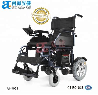 China AJ-302B NEW HOT Selling Aluminum Folding Used Hydraulic Power Electric Wheelchair for sale