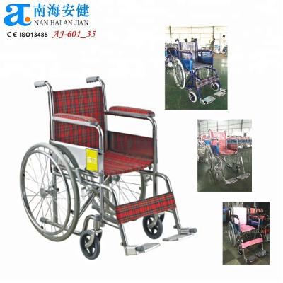 China China supplier hot sale AJ-601_35 cerebral palsy children steel wheelchair for children 100kg for sale