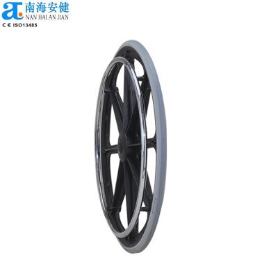 China Wheelchair Accessories Rubber Parts Fitting Front Wheel 6