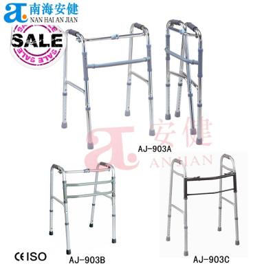 China Andadera Reciproca 2 In 1 Commercial Plata Decoration Use Aluminum Recommended Walking Aids Walker for sale