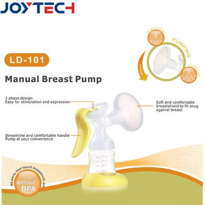 China BPA Free Hospital Grade Manual Breast Pump for sale