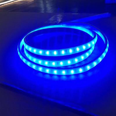 China Chrismas ET PVC 12V 24V 110V 220V SMD5050 RGB 15x8mm PWM Outdoor CE SUPER SHINE DECOR RoHs Waterproof Led Strip Lights for sale