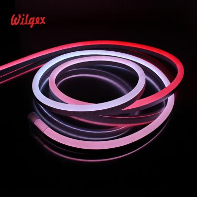 China Garden Hot Selling Changeable Color Led Cable 24V PVC 10x20mm Pixel RGB LED Neon Rope Light High Quality for sale