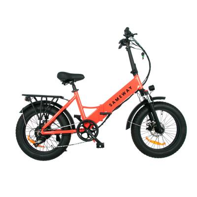 China SAMEWAY S-F3 Aluminum Alloy OEM Customized 500W 48V*10Ah Aluminum Alloy Frame, 20 Inch Foldable Electric Bicycle for sale