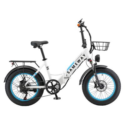 China Factory Direct Sale SAMEWAY S5 1000W Motor E-Bikes 17.5AH Lithium Battery Electric Bicycle Fat Tire Folding Aluminum Alloy for sale