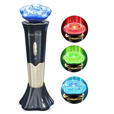 China Shrink Multifunctional Facial Massager High Frequency Pore Skin Tightening LED Light Therapy Skin Toning Machine For Wrinkle Remover for sale