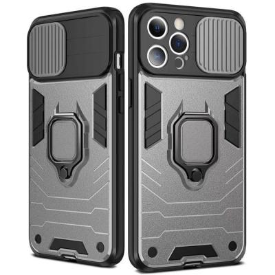 China Series Shockproof Flip-Flop Lens Wing Mobile Phone Protective Cases For iPhone 13 12 11 Pro Max Armor 2 In 1 Cases With Kickstand for sale