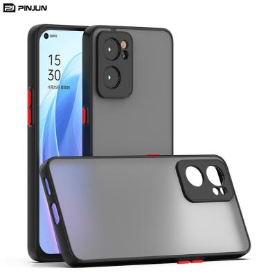 China Shockproof Tpu Shockproof PC Hybrid Protective Matte Case For Realme V23 Street Smoke Fashionable Phone Case With Colorful Button for sale