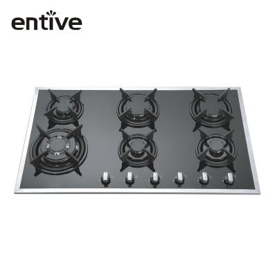 China Super 6 Burner Stainless Steel Flame Gas Cooker For South Africa for sale