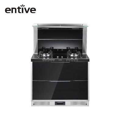 China 99.95% Smoke Suction Efficiency Traditional High End Steam Hood With Warmer Drawer for sale