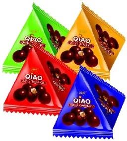 China Private Label Qiaole Chocolate Bean With Good Price for sale