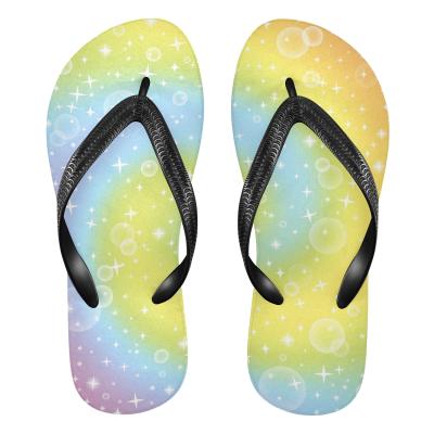 China CUSHIONING New Design High Quality Custom Printed Thong Women's Flip Flops For Outdoor Wedding Women's Flats for sale