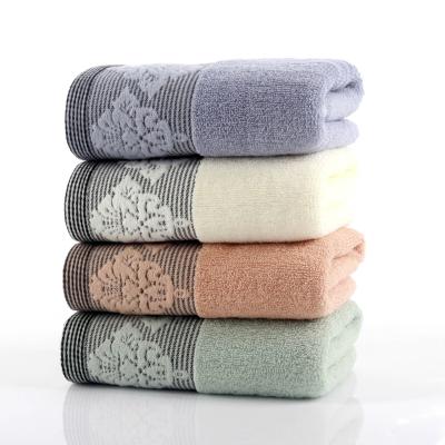 China Custom Made Sustainable Towel L Soft Absorbent Thick Cotton Wash Towel for sale