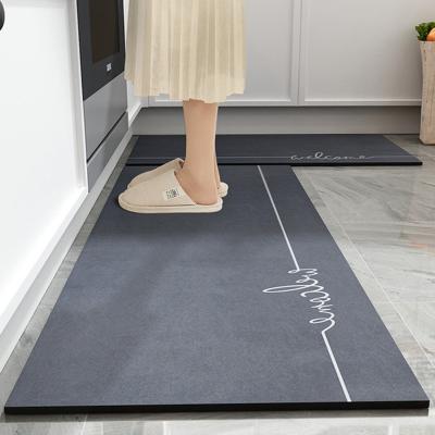 China Stain-Resistant Washable Kitchen Floor Mats Clean Foot Mats for sale