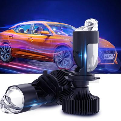 China Automobile lamp CQL 12V 65w 16500 lumen 6000K H4 led mini projector lens with matrix lighting for sale