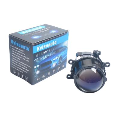 China Fog lamp. CQL Kvisuauto 12V 35W 3 Inch D2H H11 Bi Xenon Fog Lamp Fog Lamp Blue Lens With High Low Beam for sale