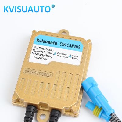 China Gold Aluminum CQL Kvisuauto 23kv 35w 55W Canbus Pro All In One Second Start Hid Ballast for sale