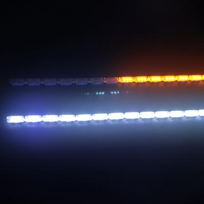 China Flexible Be Bent And Cut Kvisuauto A9 3 Colors Crystal LED Led Daytime Running Light Crystal Sequential Led Flexible DRL Strips With Blue Color For AU Di for sale