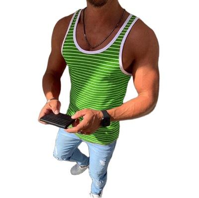 China New Working Custom Copy Logo Men Sports Breathable Summer Sleeveless T-shirt Vests for sale