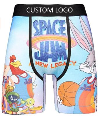 China New breathable summer cartoon printing underwear boxer shorts men's underwear for for sale