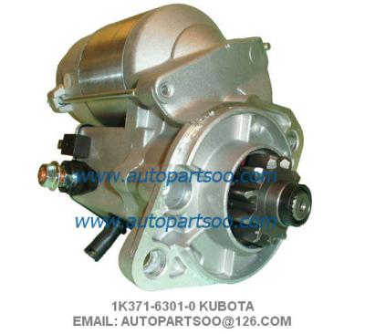 China KUBOTA Starter Motor 1K371-6301-0 1K371-63010 for sale