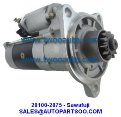 China Kobelco Hino Starter 28100-2875 281002875 Sawafuji 0365-602-0028 03656020028 for sale