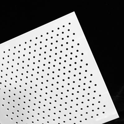 China White Plastic Decoration 2mm PVC Perforated Sheet for sale