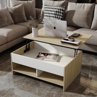 China Wholesale Adjustable Multifunctional Home Lift Furniture Folding Top (Height) Coffee Table With Storage for sale