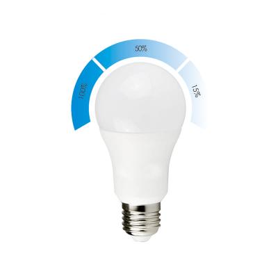 China Hotel Brightnss Dimmable 12W 15W E27 5000K A60 LED Bulb Light for sale